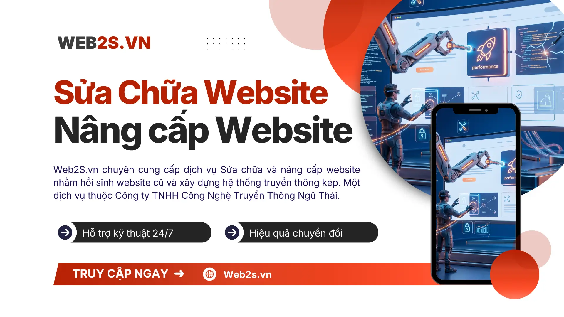 Dịch vụ Sửa chữa Website và Nâng cấp Website